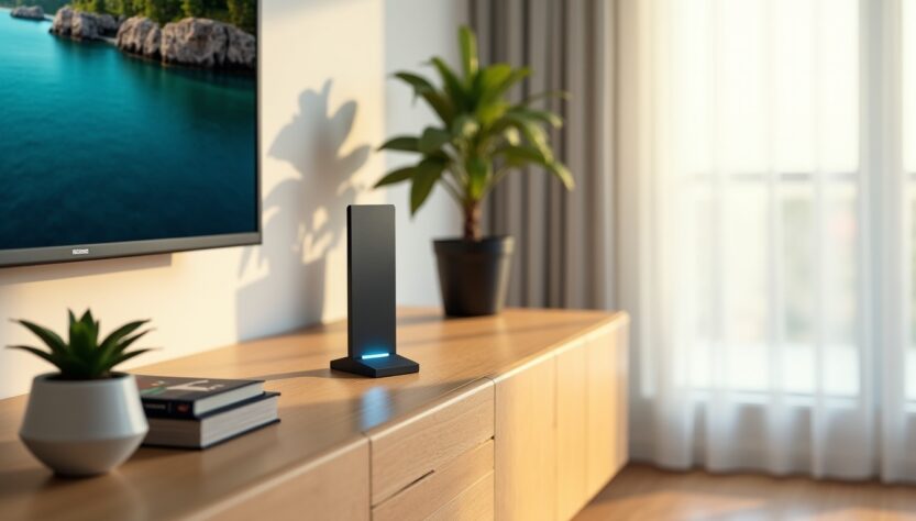 Antenne TV intérieure en 2026 : performance et pertinence au cœur de votre salon