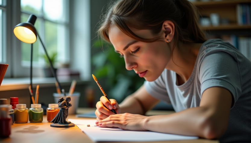 Débuter la peinture de figurines : par quelle technique commencer